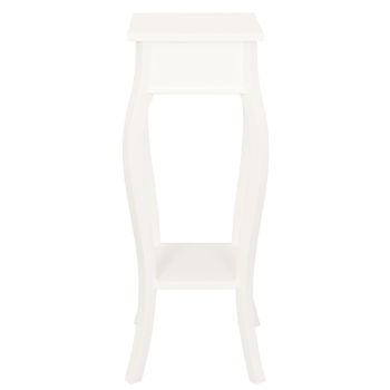 Cabriole Leg Plant Stand (White)