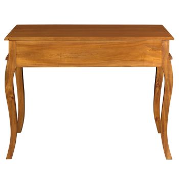 Queen Ann 1 Drawer Sofa Table (Light Pecan)