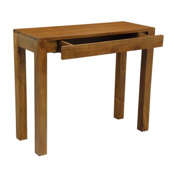 Amsterdam 1 Drawer Sofa Table (Light Pecan)