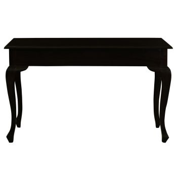 Queen Ann 2 Drawer Sofa Table (Chocolate)