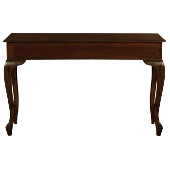 Queen Ann 2 Drawer Sofa Table (Mahogany)