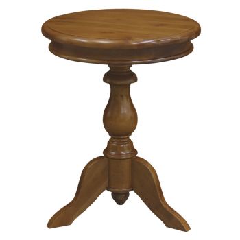 Milano Round Wine Table (Light Pecan)