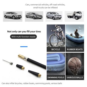 150PSI 12V Car Air Compressor Portable Tyre Deflator Inflator Pump 4WD Car Truck RED CASE