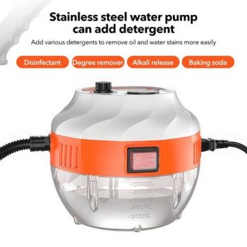4000W Steam Cleaner Brush High Temperature Pressure Clean Steam Mechine AU Plug orange
