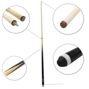 Pool Snooker Billiard Cues Sticks 57"  Case & Chalk