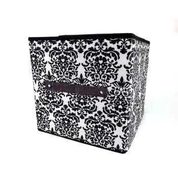 Folding Ottoman Storage Stool Cube Footstool Stool Blanket Box With Cover AU