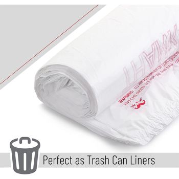 50X Plastic Shopping Bags - Reusable Recyclable Singlet Eco Grocery Carry Bag Small