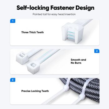 Cable Ties Zip Ties Nylon UV Stabilised 1000x Bulk Black Cable Tie AU STOCK