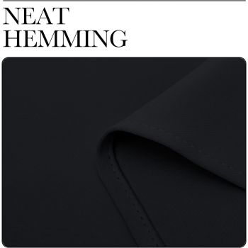 2X Blockout Curtains 100% Blackout Window Curtain Draperies Pair Eyelet 3 Layers 132CM(W) x 160CM(D)