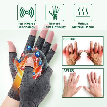 Houkea Joint Care Gloves Relieve Thumb Stiffness And Finger Joint Soreness And Swelling Discomfort Care Gloves