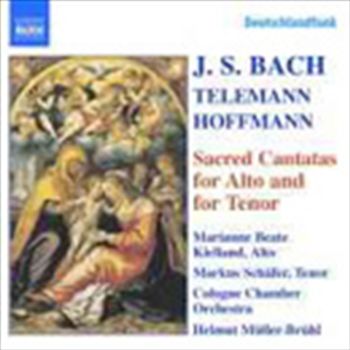 Bach Sacred Cantats For Alto A - Hoffmann, Telemann Cd Album