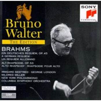 Brahms: German Requiem Op45: A - Walter: Seefried: London: Miller: N Cd Album