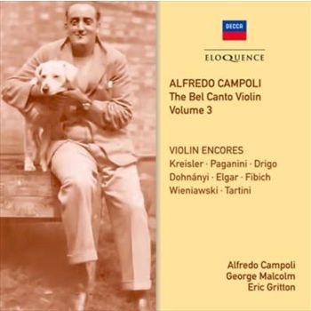Bel Canto Violin: Vol 3 - Campoli, Alfredo Cd Album