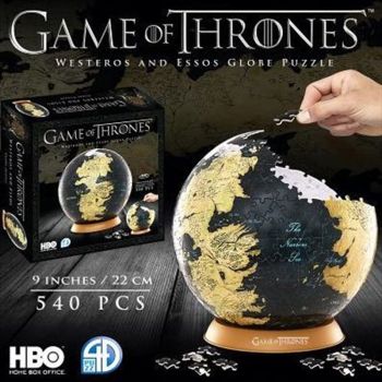 Game of Thrones Globe 9" Globe Puzzle