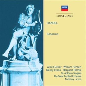 Handel: Sosarme - Lewis, Anthony Cd Album