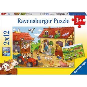 Ravensburger - Working on the Farm Puzzle 2x12 Piece