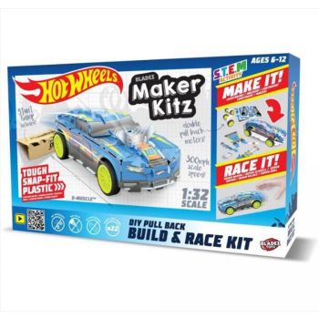 Hot Wheels Maker Kitz Pull Back Build & Race Kit