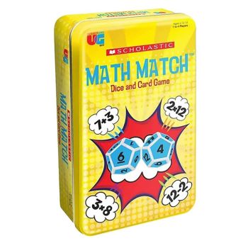 Math Match Tinned Game
