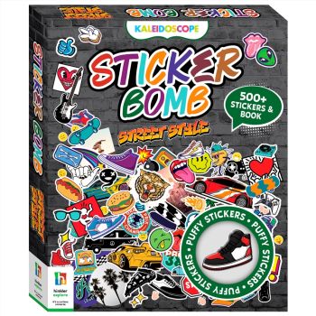Kaleidoscope Sticker Bomb Street Style