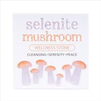Gemstone Selenite Mushroom