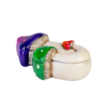 Trinket Box Mushroom Sml