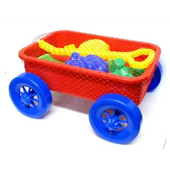 Red Wagon Beach Set