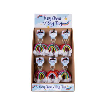 Keychain Bag Tag Rainbow