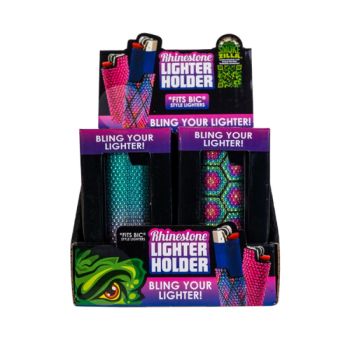 Metal Lighter Case Rhinestone