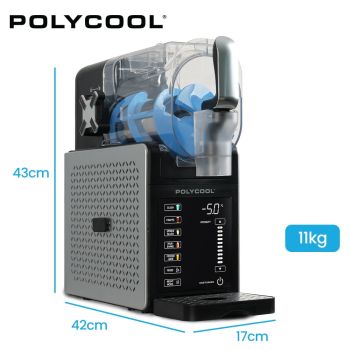 POLYCOOL 3L Slushie Frozen Drink Maker, Home Slush Machine, Fast Chilling, Easy Digital Controls
