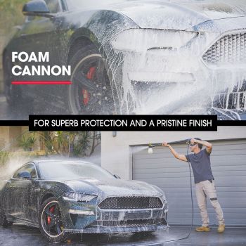 JET-USA RW545 Electric High Pressure Washer, 3000PSI Water Cooled Motor, 2 Nozzles, Brush Head, Deck Cleaner, Detergent Bottle