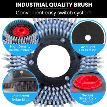 Auch FSP26 Self-Propelled Floor Scrubber & Dryer, 720mm, Battery Powered, Walk Behind, Multi-purpose Commercial Grade Machine