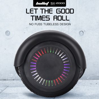 BULLET SX-2000 Hoverboard Scooter, 500W Brushless, UL Certified, AU Compliant, Superior Self Balancing System, LED Lights, Black