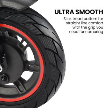 ALPHA Urban 10 Electric Scooter, 35km/h, Suspension, 35km Range, 10-Inch Wheels, Brushless Motor, Free APP, Motorised Commuter eScooter for Adults, Black