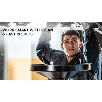 T-REX 60L Mobile Waste Oil Drainer Tank, Telescopic, for Car Engine, Workshop