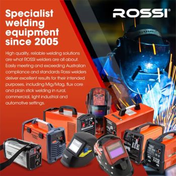 ROSSI 16pc Welding Consumables Kit to Suit 17/18/26 TIG Torch, Includes Alumina Nozzle Cups, Collets