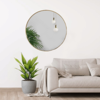 GOMINIMO Round Mirror Without LED Lights (60cm)