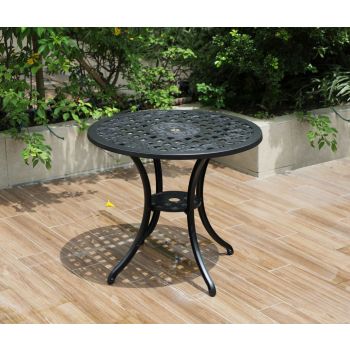 Remy Aluminium Table Black