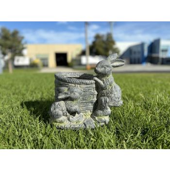 Lovers Rabbits Planter