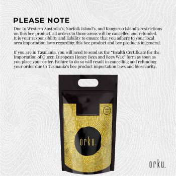 10kg Orku Organic Beeswax Pellets Yellow - Cosmetic Grade Quality Pure Bees Wax