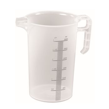10x 3L Measuring Jug Heavy Duty Clear Plastic Propylene Food Grade BPA 5 Pro-Jug