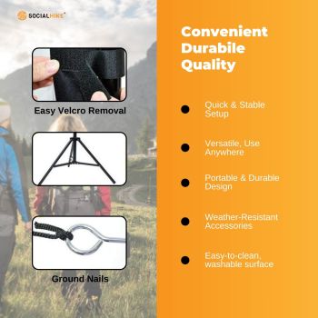 120” Portable Movie Projector Screen - Outdoor Indoor 16:9 4K Tripod Stand Case