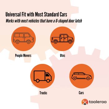 Tooleroo Car Cane Handle 3-in-1 Handy Grip - Lightweight Portable Mobility Tool