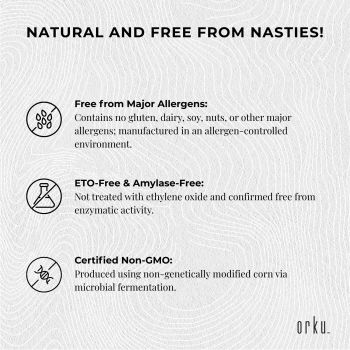 Orku 5Kg Xanthan Gum Thickener Pure Fine Powder 200 Mesh FCC E415 Food Additive