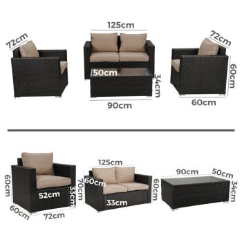 Harmony Haven Outdoor Sofa Set