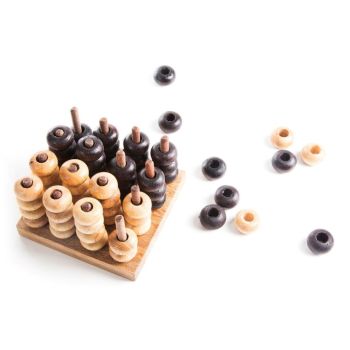 4 IN A ROW GAME Connect four board 3 dimensional handmade in beautiful wood