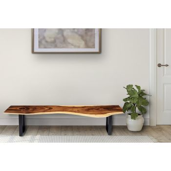 Bench seat or low set console table, hallway table Raintree Wood 1.8 Meter 180cm