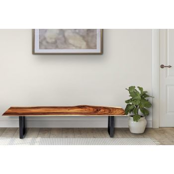 Bench seat or low set console table, hallway table Raintree Wood 1.8 Meter 180cm