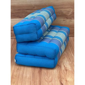 3-Fold Zafu Meditation Cushion Set Blue Medium Size