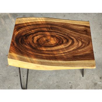 Raintree Wood Live Edge Coffee Table-40-50 cm