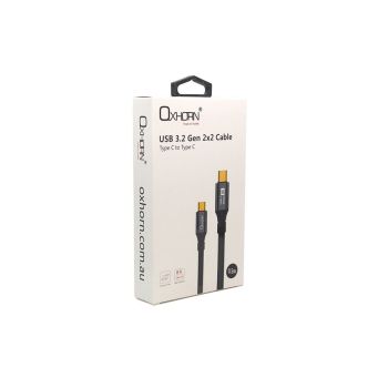 OXHORN CB-CC-3205 USB C 3.2 Gen 2x2 Cable 0.5m